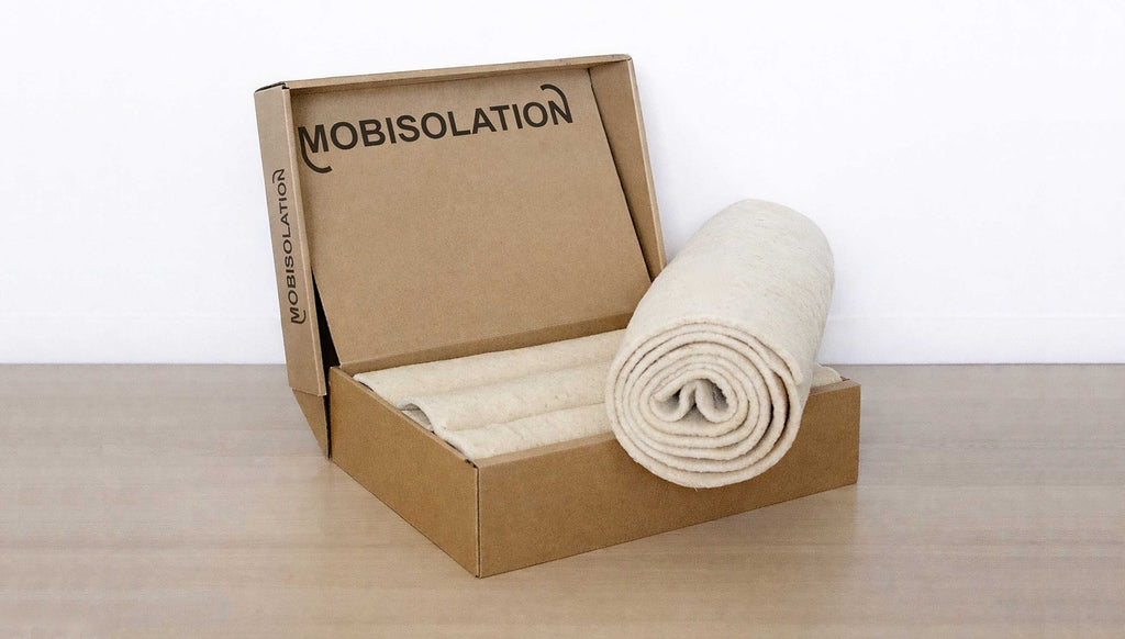 Mobisolation - Kit d'amélioration thermique en laine naturelle - 5 m²